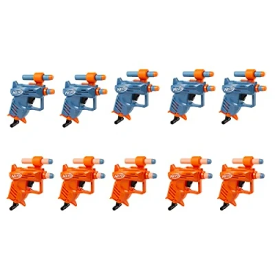 Imagen de Nerf groupe, Pack de Grupo Ace SD 1, 10 Blasters y 20 Dardos Elite Oficiales, Visor, Exclusivo Amazon, Multicolor, 10.8 x 42.3 17.1 cm (Hasbro 5010994101695)