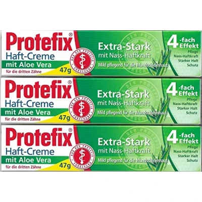 Imagen de PROTEFIX Crema Adhesiva Extra Fuerte Aloe Vera 3x40ml