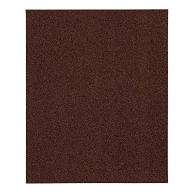 Imagen de kwb Hoja de papel lija 230 x 280 mm corindón con grano 120, buen encolado y soporte resistente para el pulido medio fino madera metal