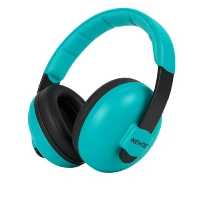 Imagen de ESTRO Cascos Antiruido Niños Auriculares Bebe Ruido Protectores Auditivos para Bebes EM1 (Menta)