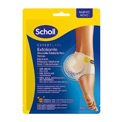 Imagen de Scholl Expert Care Mascarilla Exfoliante para Talones Clinicamente comprovado eliminar a pele seca e endurecida 1 par