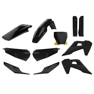 Imagen de Polisport 91122 Kit de Réplicas Plásticas MX para los que buscan la calidad OEM motocicletas Husqvarna en color negro