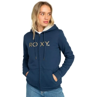 Imagen de Roxy Itiazpshrplogo Sudadera, Mood Indigo, XL Mujer