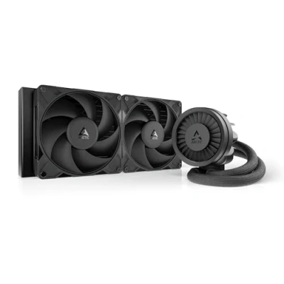 Imagen de ARCTIC Liquid Freezer III Pro 280 Refrigerador de CPU AIO, 2 x 140 mm Refrigeración por Agua, 38 Radiator, Bomba PWM, Ventilador VRM, AMD AM5/AM4, Intel LGA1851/1700 Marco Contacto Negro