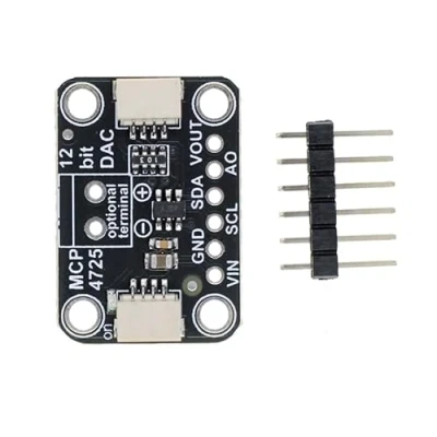 Imagen de 12Bit DAC Modul, MRS164A MCP4725 12 Bit EEPROM Módulo convertidor digital analógico