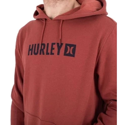 Imagen de Hurley The Box Fleece Po Suéter sin Botones, Cheroke, M para Hombre