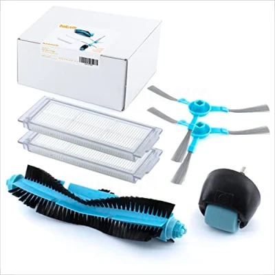 Imagen de BAKUUM Pack Accesorios para Cecotec Conga 3290 3390 3490 3590 3690 3790 x1 Rodillo x2 Filtros Cepillos Rueda Omnidireccional