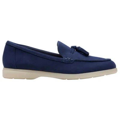 Imagen de Clarks Narini Edge, Mocasín Mujer, Navy Suede, 39 EU