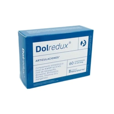 Imagen de DOLREDUX Complemento alimenticio para el bienestar de las articulaciones, con vitamina D3,manganeso,Harpagofito y Boswelia