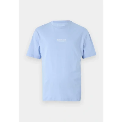 Imagen de TOM Tailor Denim Relaxed Printed Camiseta estampada, Hombre, Talla: Small, Brunnera blue