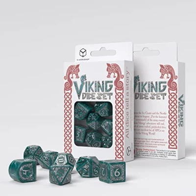 Imagen de Last level QW Set Dados Viking Modern Mjolnir (7) Juegos de Mesa, Multicolor, Talla única (RQRVIK4S)