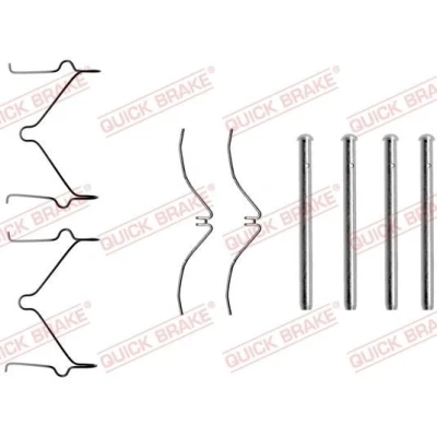 Imagen de QUICK BRAKE 109 1124 Kit de accesorios, pastillas frenos MAZDA: 121 II Berlina, FAMILIA 4