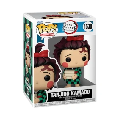 Imagen de Funko Pop! Animation: Demon Slayer Tanjiro Kamado (Kimono) Guardianes de la Noche Figura Vinilo Coleccionable Idea Regalo Mercancia Oficial Juguetes para Niños y Adultos