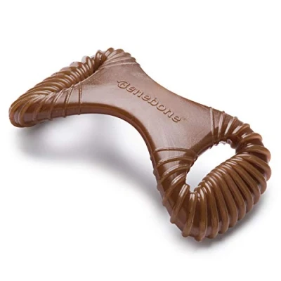 Imagen de Benebone Juguete Dental Duradero para Masticar Perros masticadores agresivos, Cacahuete Real, Grande, diseño actualizado.