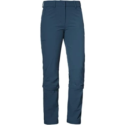 Imagen de Schöffel Pantalones de Mujer Engadin1 Zip Off, elásticos para Mujer, con función Cremallera, refrescantes y Secado rápido, Exterior