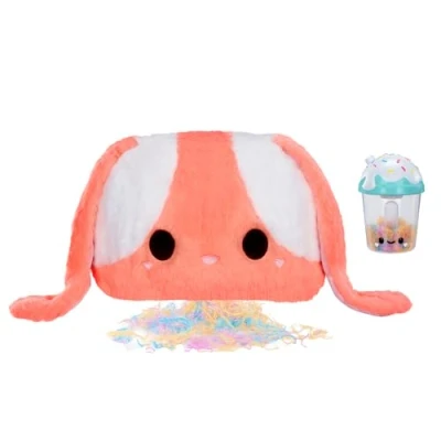 Imagen de Fluffie Stuffiez Feature Plush Peluche para Pelea de Almohadas Bunny Ultra Suave Abrazable ASMR, Interactivo Limpieza fácil con Aspiradora Niños +4 Años y Coleccionistas