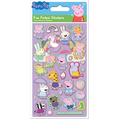 Imagen de Peppa Pig Pink Sparkly Reusable Stickers, Official Licensed Product, on Non Porous Surfaces