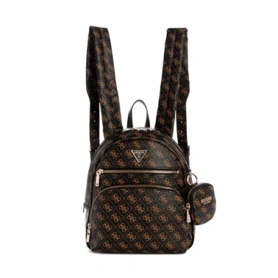 Imagen de GUESS Power Play Tech Backpack Mochila, Logotipo marrón, One Size para Mujer