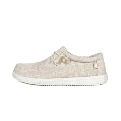 Imagen de WALK IN PITAS WP150 WALLABI Linen Mocasines de Hombre Naúticos Casual Zapatillas Verano Zapatos Casuales y Cómodos Arena 45