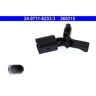 Imagen de ATE 24.0711 6233.3 Sensor de ABS sin cable SEAT: Ibiza 3, 4 Sportcoupe, Córdoba II Berlina, SKODA: Fabia 2, III Hatchback, I Berlina