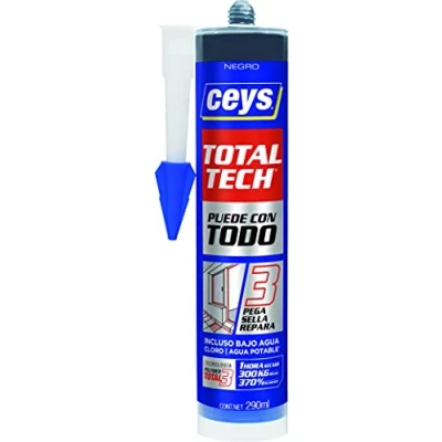 Imagen de Ceys Total Tech Pega Sella y Repara Negro Cartucho 290 ML