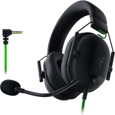 Imagen de Razer BlackShark V2 X Auriculares para Videojuegos: Sonido Envolvente 7.1 Controlador de 50 mm Almohada Espuma viscoelástica PC, PS4, PS5, Switch, Xbox One, Series XS, Mobile
