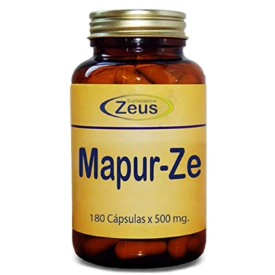 Imagen de Suplementos Zeus MAPUR ZE Contribuye al funcionamiento normal del sistema nervioso Complemento Alimenticio a base de Mapurito 100% Vegano 180 Cápsulas VegetaleS