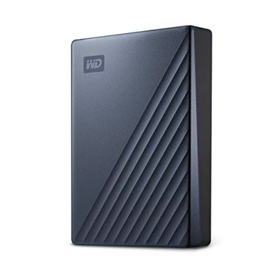 Imagen de WD 6TB My Passport Ultra HDD portátil, disco duro externo, USB C con software para gestión de dispositivos, copia seguridad y protección contraseñas Works with PC, Xbox and Playstation, Azul