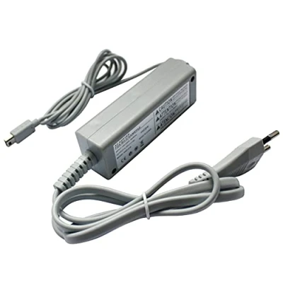 Imagen de OSTENT Tipo UE Adaptador de CA para el hogar Cargador Pared Compatible con Nintendo Wii U Gamepad