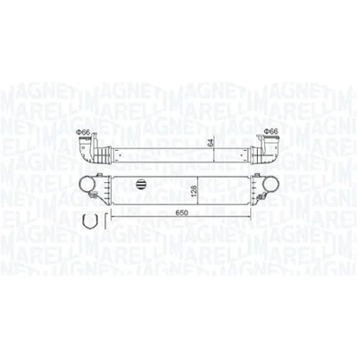 Imagen de MAGNETI MARELLI 351319204640 Intercooler MERCEDES BENZ: Clase C Coupé, Sedán, CLK Coupé