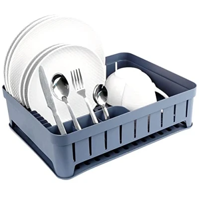 Imagen de Vilde Escurridor de Platos, Color Gris, Estilo Loft, 39,8 x 31 12 cm