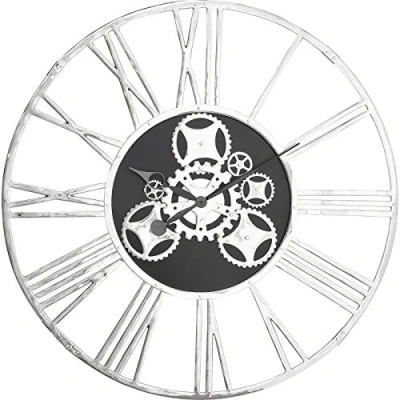 Imagen de Kare Design Reloj de Pared Gear, Plata, 60x6x60cm
