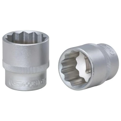 Imagen de KS TOOLS 911.3994 Piezas insertables de llave cubo DIN 3120, ISO 1174, 3124, 2725 19.0 Acero cromo vanadio dodecagonal moleteado