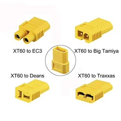 Imagen de Yowoo Amass XT60 Macho a Conector Decanos T/Traxxas TRX / EC3 Big Tamiya Adaptador Convertidor Hembra para RC Lipo Batería
