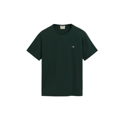 Imagen de GANT REG Shield Camiseta básica, Hombre, Talla: 3XL, Tartan green