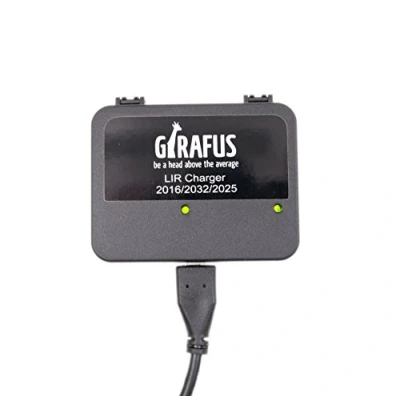 Imagen de Girafus Cargador de Batería para Pila Botón Recargable LIR 2032/2016 / 2025