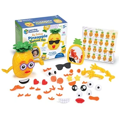 Imagen de Learning Resources Set Deluxe de la piña los Sentimientos, Juguetes para el Aprendizaje aptitudes sociales y emocionales niños pequeños, sensoriales con Autismo