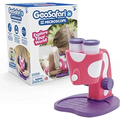 Imagen de Learning Resources Mi primer microscopio GeoSafari Jr rosa