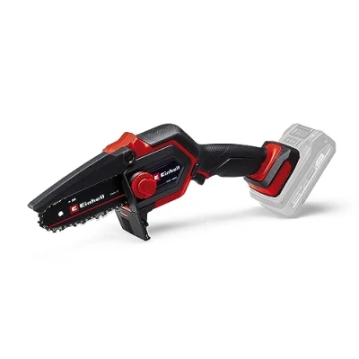 Imagen de Einhell Motosierra para ramas con batería GE PS 18/15 Li BL Solo Power X Change (18 V, sin escobillas, longitud de corte 12,5 cm, cambio espada y cadena herramientas, batería)