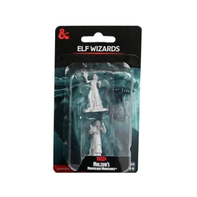 Imagen de WizKids D&amp;D Nolzur&#039;s Marvelous Miniatures: Elf Wizards Dungeons and Dragons Miniaturas sin pintar