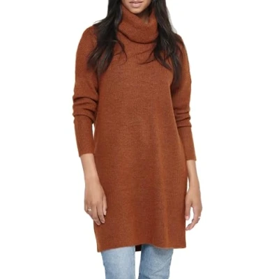 Imagen de ONLY Onljana L/S Cowlneck Vestido de punto, Mujer, Talla: Small, Ginger bread melange