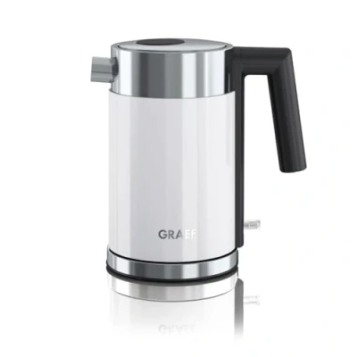 Imagen de Graef WK 401EU 1L 2015W Color blanco Tetera eléctrica (2015 W, 130 mm, 205 230 980 g, 195 mm)
