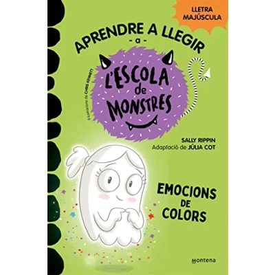 Imagen de Aprendre a llegir l&#039;Escola de Monstres 8 Emocions colors: Amb lletra MAJÚSCULA (llibres per nens partir 5 anys) (Montena)