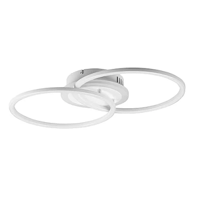 Imagen de Reality, Plafón, Venida incl. 1 x LED,SMD,25,0 Watt,4000K,3000 Lm. Cuerpo: Metal, estera blanca A:50,0cm, L:30,0cm, A:7,5cm Regulable mediante interruptor,Montaje en techo y pared,4000K