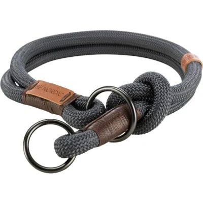 Imagen de TRIXIE Collar de Educación BE NORDIC, LXL: 55cm/13mm, Gris Oscuro/Marrón, Perro