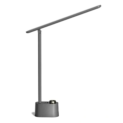 Imagen de Honeywell lampara Escritorio con puerto de carga USB LED flexo regulable para el cuidado los ojos la oficina en casa, lámpara mesa pequeña portátil plegable trabajar, HWT H01
