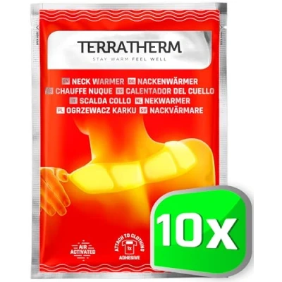 Imagen de Parches de calor adhesivos para hombro y cuello 8 h profundo calmante calentador cuello, hombros, activado por aire 10 unidades