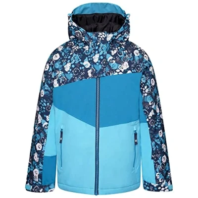 Imagen de Dare2b Humor II Jacket Chaqueta de esquí para niños, tejido reciclado impermeable y transpirable,faldón la nieve,costuras selladas,2 bolsillos inferiores con cremallera,capucha técnica ajustable