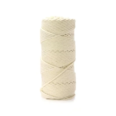 Imagen de HENDI cuerda para preparación de Roulade, cordel cocina, cordón hilo alimentario atar carne, pescado o verduras, hacer salchichas, carnicero, 140 m, 200g, algodón puro
