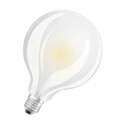 Imagen de OSRAM LED Star GLOBE95, lámpara de filamento mate en forma globo con 95mm diámetro, E27, blanco frío (4000K), 1521 lúmenes, sustituye a las bombillas convencionales 100W, paquete 1